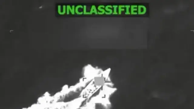 امریکی وزیرِ دفاع پیٹ ہیگستھ نے تازہ حملے کی فضائی فوٹیج ایکس پر جاری کی 