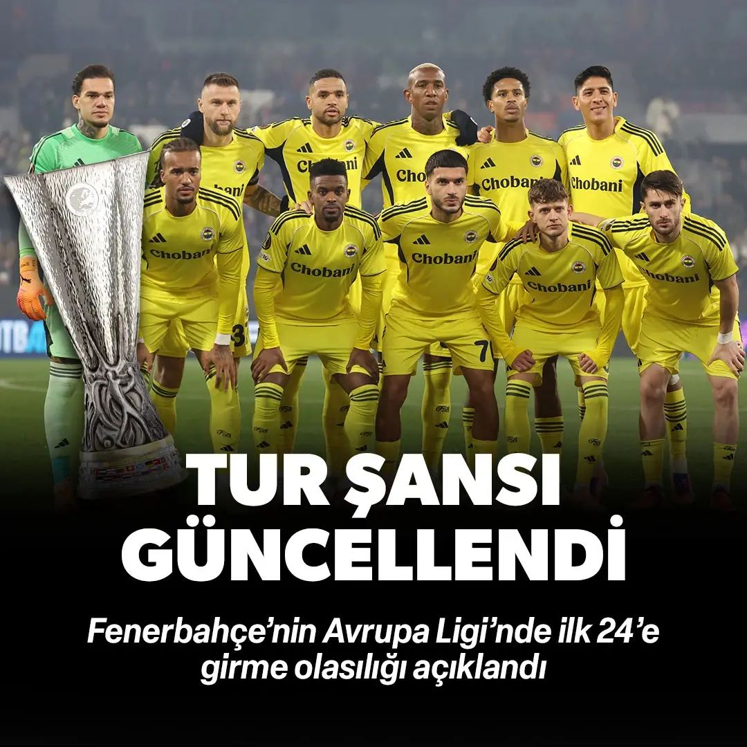 Fenerbahçe'nin Avrupa Ligi tur şansı güncellendi! Çarpıcı tahmin