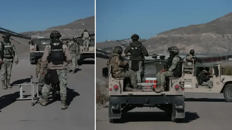 Meksika ordusu, ABD sınırında olası yasa dışı tüneller için arama yaptı