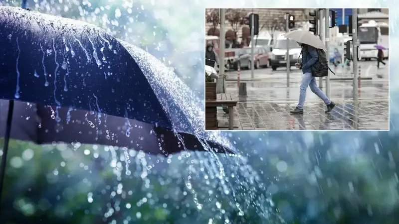 Meteoroloji'den o bölgeler için 'Çok kuvvetli' yağış alarmı: Yeni harita yayımlandı