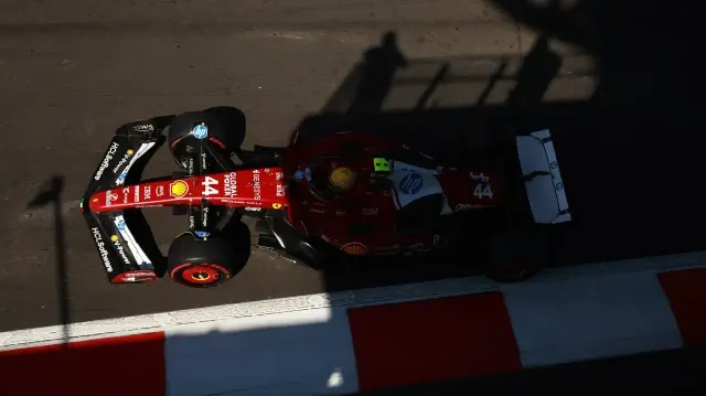 Le pilote de l’écurie Ferrari, Lewis Hamilton, lors de la 20e manche du Championnat du monde de Formule 1, le Grand Prix du Mexique, le 27 octobre 2025.