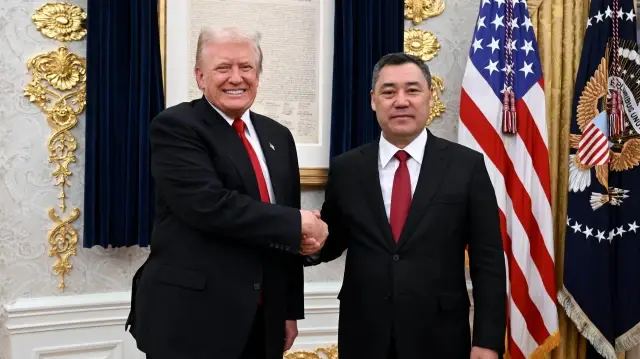 Жапаров и Трамп обсудили сотрудничество Кыргызстана и США. | Фото: пресс-служба президента Кыргызстана