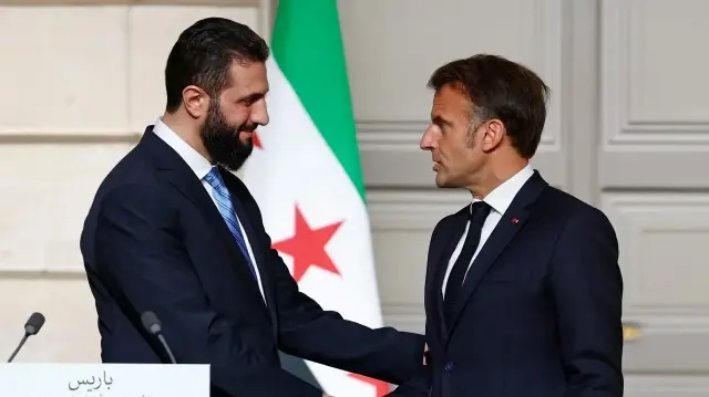 الشرع يلتقي الرئيس الفرنسي ورئيسي وزراء بريطانيا وهولندا