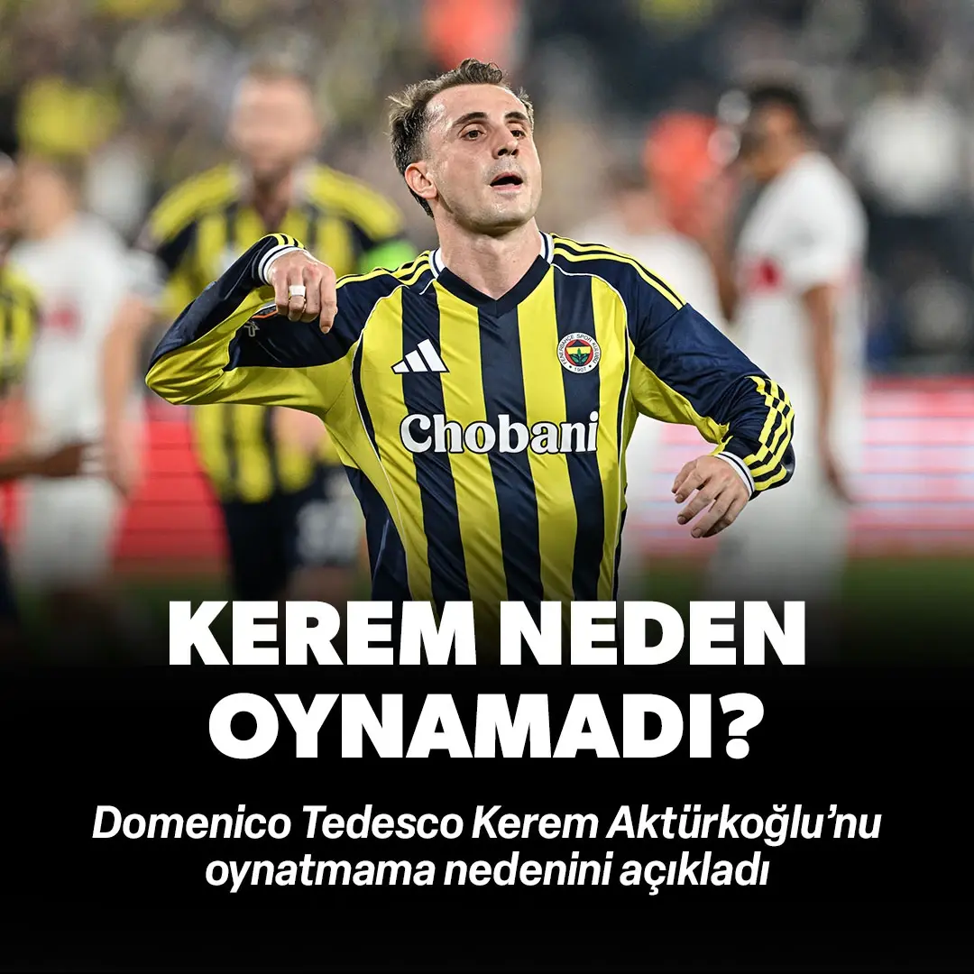 Kerem Aktürkoğlu Viktoria Plzen maçında neden oynamadı? Tedesco'dan flaş açıklama