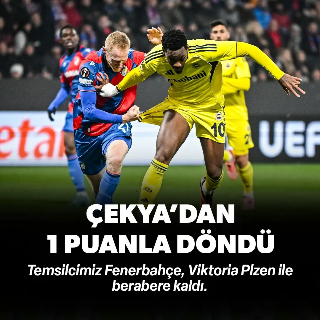 Fenerbahçe Çekya'dan bir puanla döndü: 0-0 | ÖZET