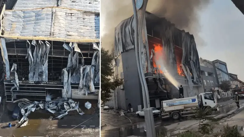 Kocaeli'deki yangın soruşturmasında yedi kişi açığa alındı.