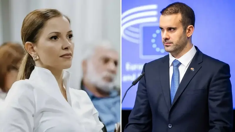 SDP Genel Başkan Yardımcısı Amina Cikotic - Başbakan Milojko Spajic