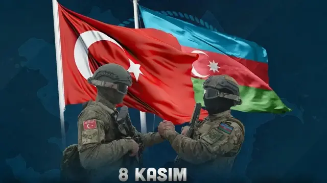 Минобороны Турции поздравило Азербайджан с Днем Победы.
