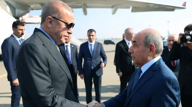 Президент Турции Реджеп Тайип Эрдоган прибыл с визитом в Азербайджан. | Фото: AA