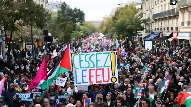 محتجون يغلقون سكة حديد رفضا لتصدير ألمانيا السلاح إلى حكومة الاحتلال