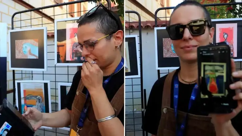 44 Yaşındaki İranlı ressam, geçimini sağladığı resimlerin olduğu kayıp dosyasını arıyor