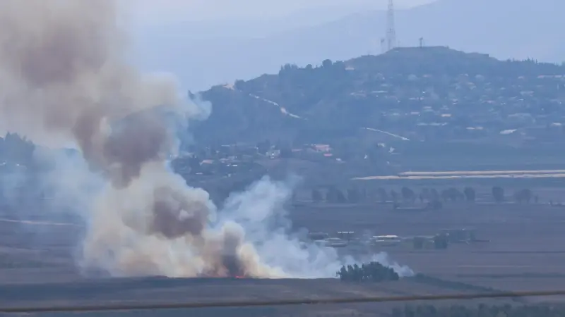 Saldırı sonrası bölgede yangın çıktığı bildirildi. (Foto: Arşiv)