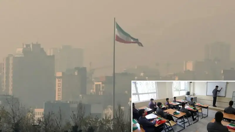 İran'ın Huzistan eyaletindeki tüm şehirlerde hava kirliliğinin kritik seviyede olduğu belirtildi.