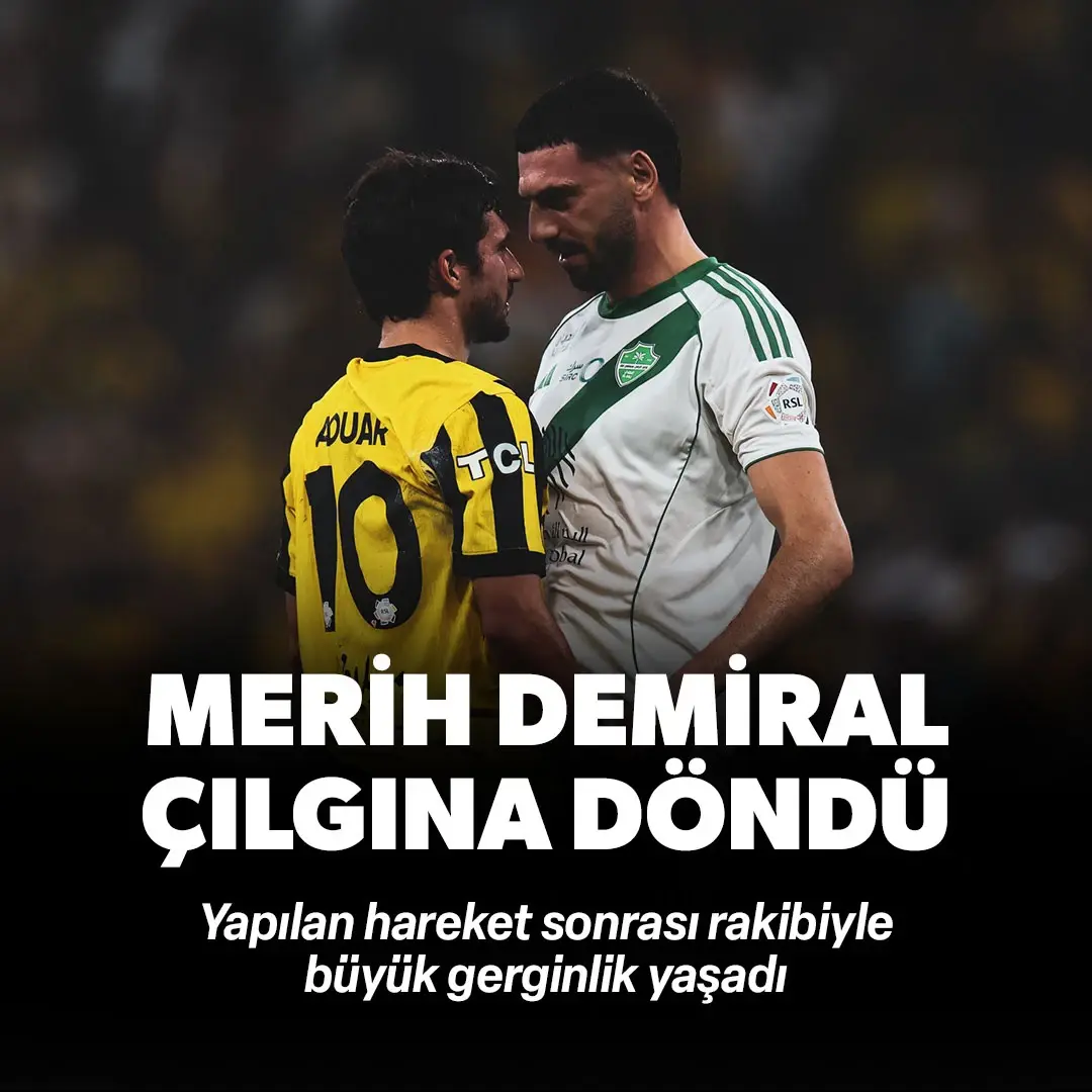 Maça Merih Demiral - Houssem Aouar gerginliği damga vurdu