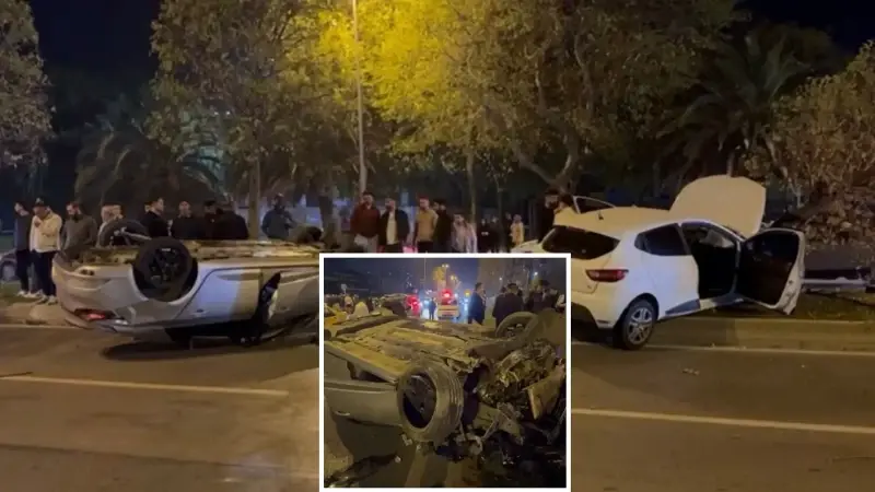 Kazada yaralanan 5 kişi yapılan ilk müdahalenin ardından ambulanslarla hastanelere kaldırıldı.