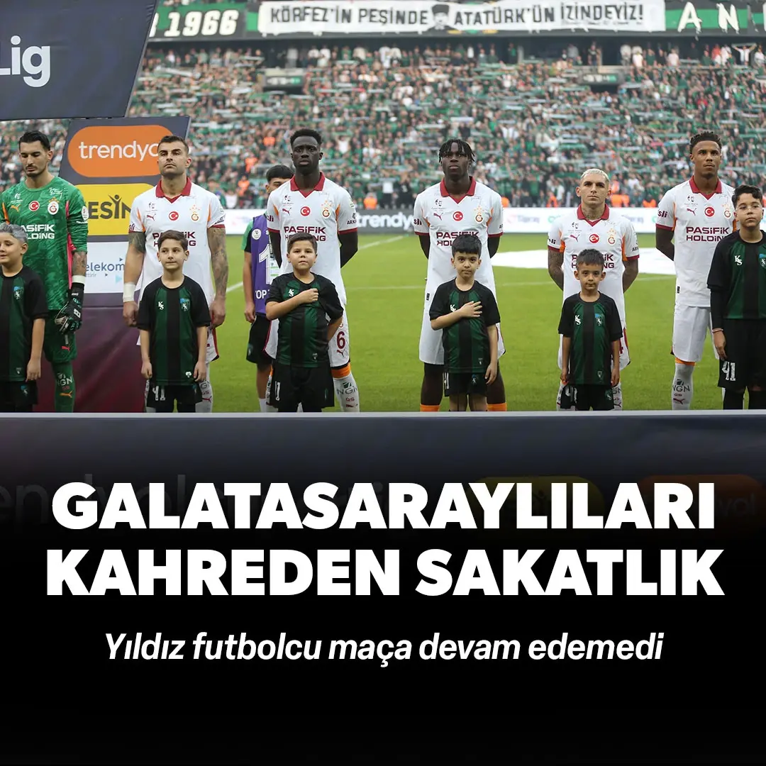 Galatasaraylıları kahreden sakatlık! Oyuna devam edemedi