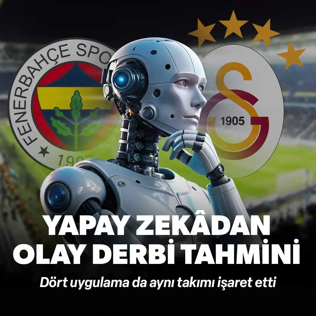 Dört uygulama da aynı takımı işaret etti: İşte yapay zekanın derbi için skor tahminleri