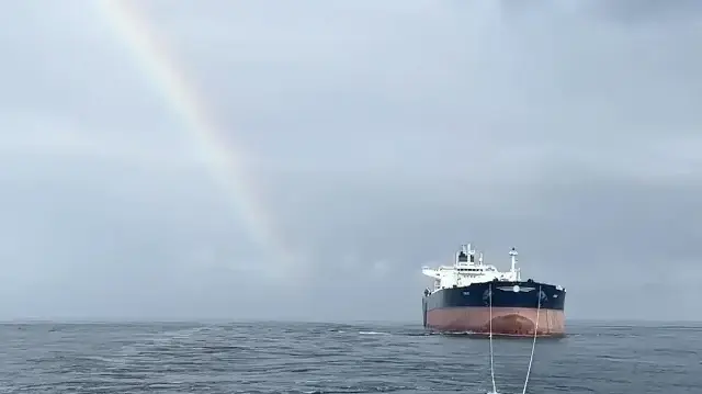 Saldırıya uğrayan 'VIRAT' isimli gemi İstanbul açıklarına ulaştı