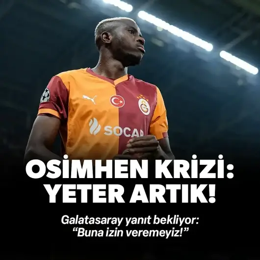 Galatasaray bu sefer izin vermeyecek: Osimhen krizi! 