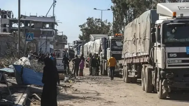 حماس: المساعدات  لغزة لا تغطي الحد الأدنى من الاحتياجات الإنسانية