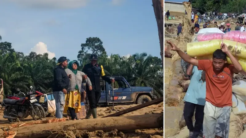 Endonezya'daki sel ve heyelanların ardından sivillerin tahliyesi devam ediyor