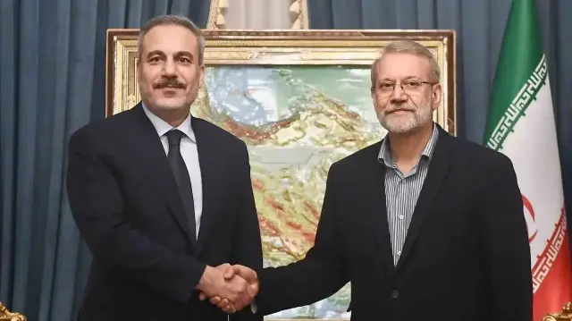 فيدان يلتقي بأمين المجلس الأعلى للأمن القومي الإيراني