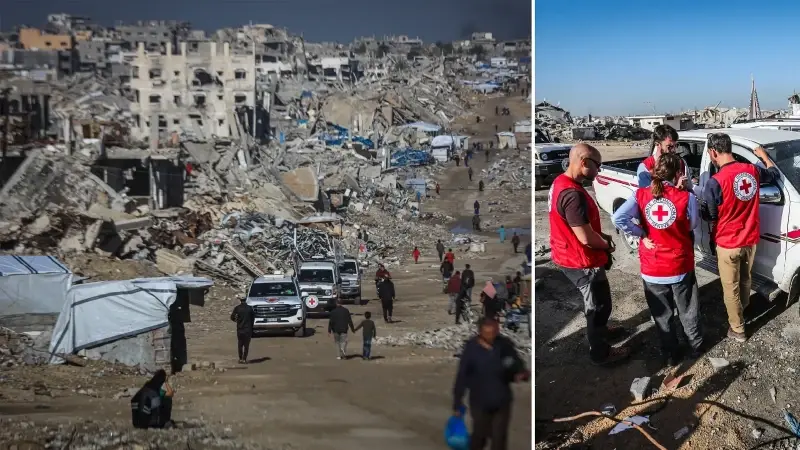 Gazze’de İsrailli esirlerin cesetlerini arama çalışmaları sürüyor