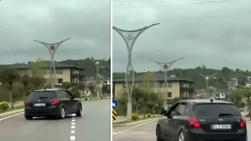 Sürücü R.A.Y.’ye ceza kesildi.