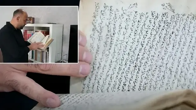 Aile mirası 300 yıllık el yazması kitabı özenle koruyor: İçinde Osmanlı dönemine ait eğitim notları, yolculuk gözlemleri, dualar ile şiir ve beyitler var