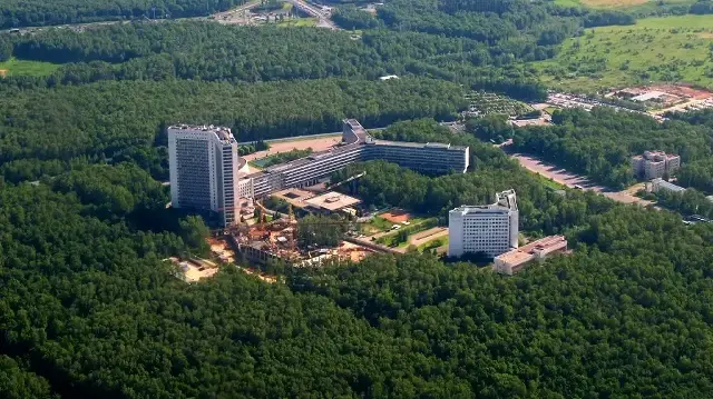 Le bâtiment du rensoeignement extérieur russe, à Moscou, le 2 juin 2008.