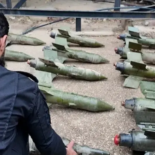  الأمن السوري يضبط صواريخ مضادة للدروع معدة للتهريب بريف درعا 
