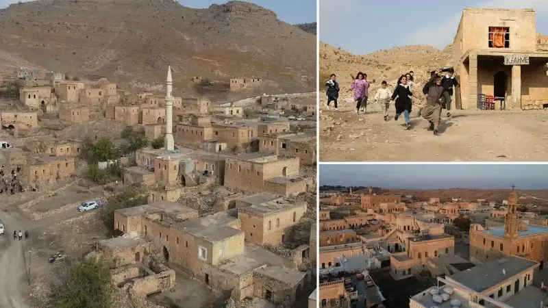 Dizi ve film yapımcılarının ilgisi tarihi şehir Mardin'i çekim platosuna çevirdi