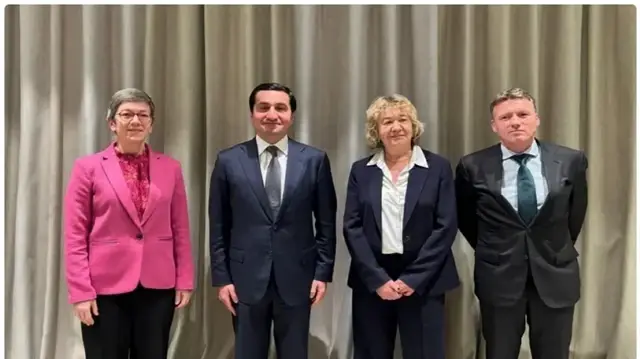 Хикмет Гаджиев с политическими директорами МИД стран Бенилюкса