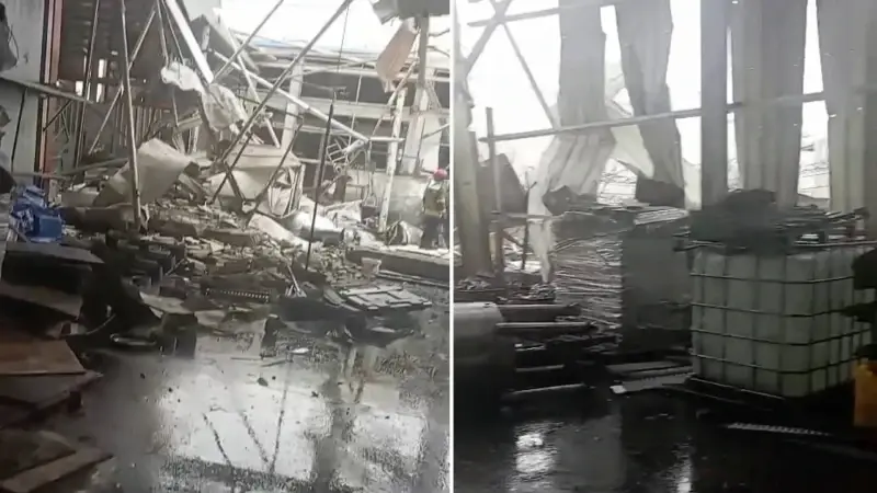 Konya'da şeker fabrikasında patlama meydana geldi