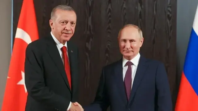 Реджеп Тайип Эрдоган и Владимир Путин