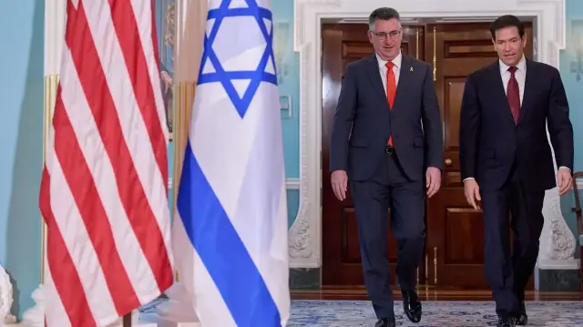 US secretary of state discusses Gaza and Syria with Israeli counterpart