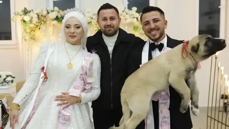 Gelin ve damada şaşırtan düğün hediyesi