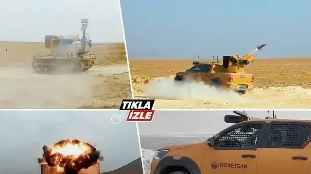 AGMOSS ile tam komuta kontrol tam koordinasyon: KARAOK füzeleri hedefleri başarıyla vurdu