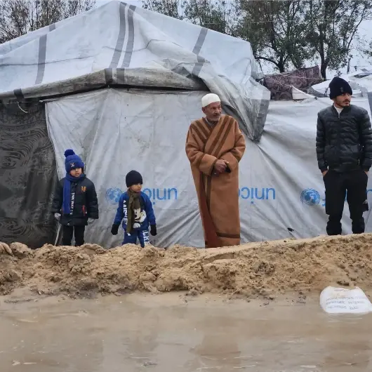 أونروا: فلسطينيو غزة يواجهون معاناة جديدة بسبب العاصفة بايرون 