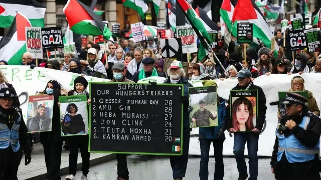Пропалестинские протестующие рискуют умереть в британских тюрьмах.