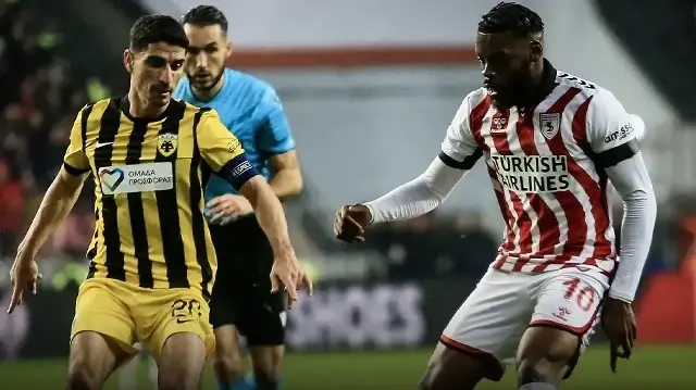 Samsunspor liderliği bıraktı: AEK'ya mağlup oldu | ÖZET