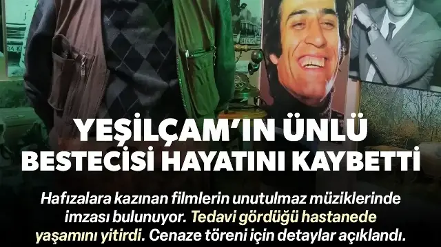 Yeşilçam müziklerinin ustası Zafer Dilek hayatını kaybetti