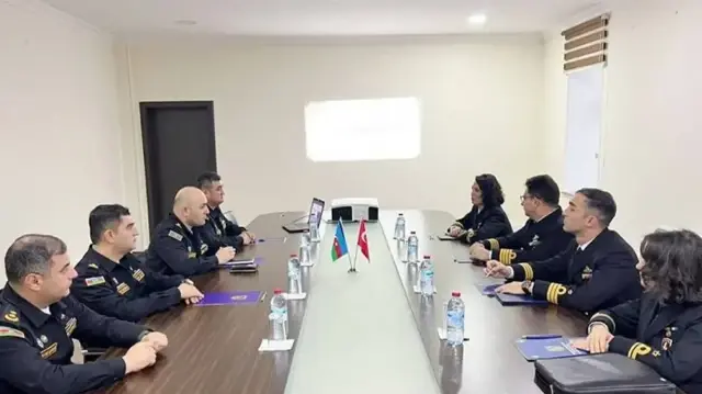 Встреча делегаций ВМС Азербайджана и Турции