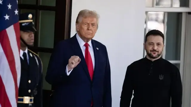 Дональд Трамп и Владимир Зеленский.