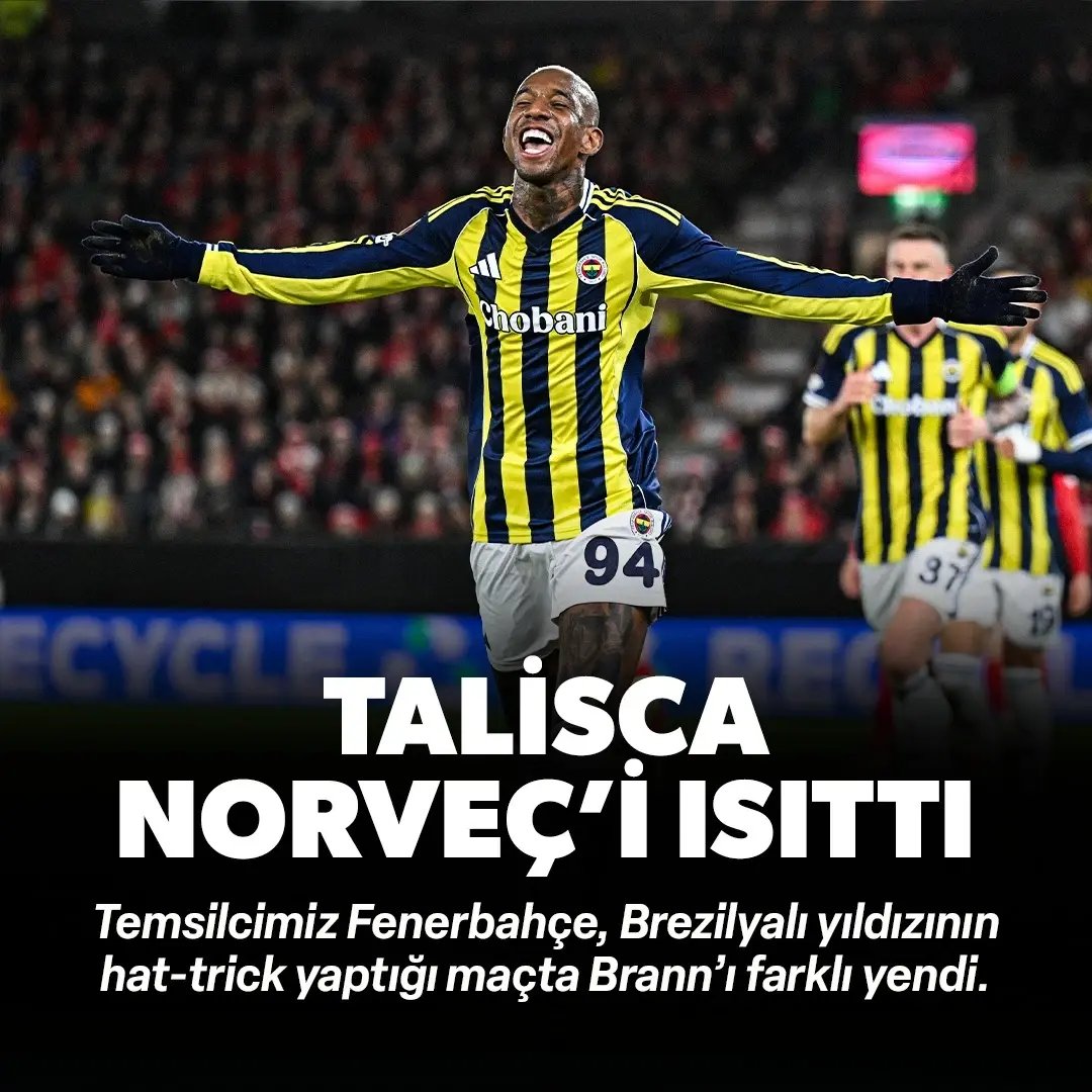 Talisca Norveç'i ısıttı: Brann 0-4 Fenerbahçe (ÖZET)