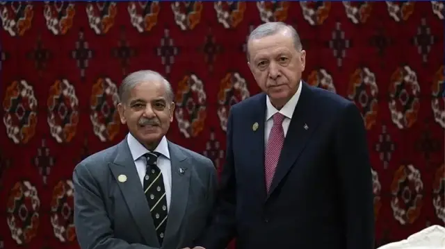 Реджеп Тайип Эрдоган и Шахбаз Шариф