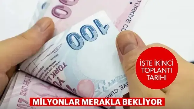 Asgari ücrette ilk toplantı
