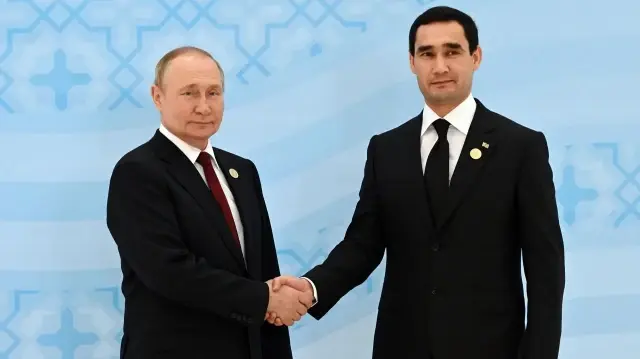 Владимир Путин и Сердар Бердымухамедов