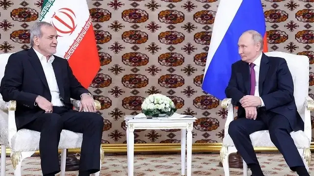 Владимир Путин и Масуд Пезешкиан