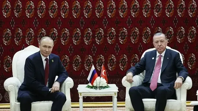 Putin holds separate meetings with Erdogan and regional leaders in Ashgabat